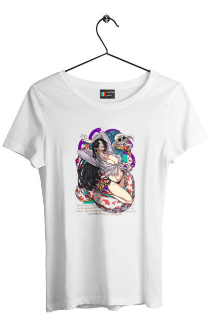 Women's t-shirt with prints One Piece Boa Hancock. Anime, boa hancock, manga, one piece, pirate empress, straw hat pirates. 2070702