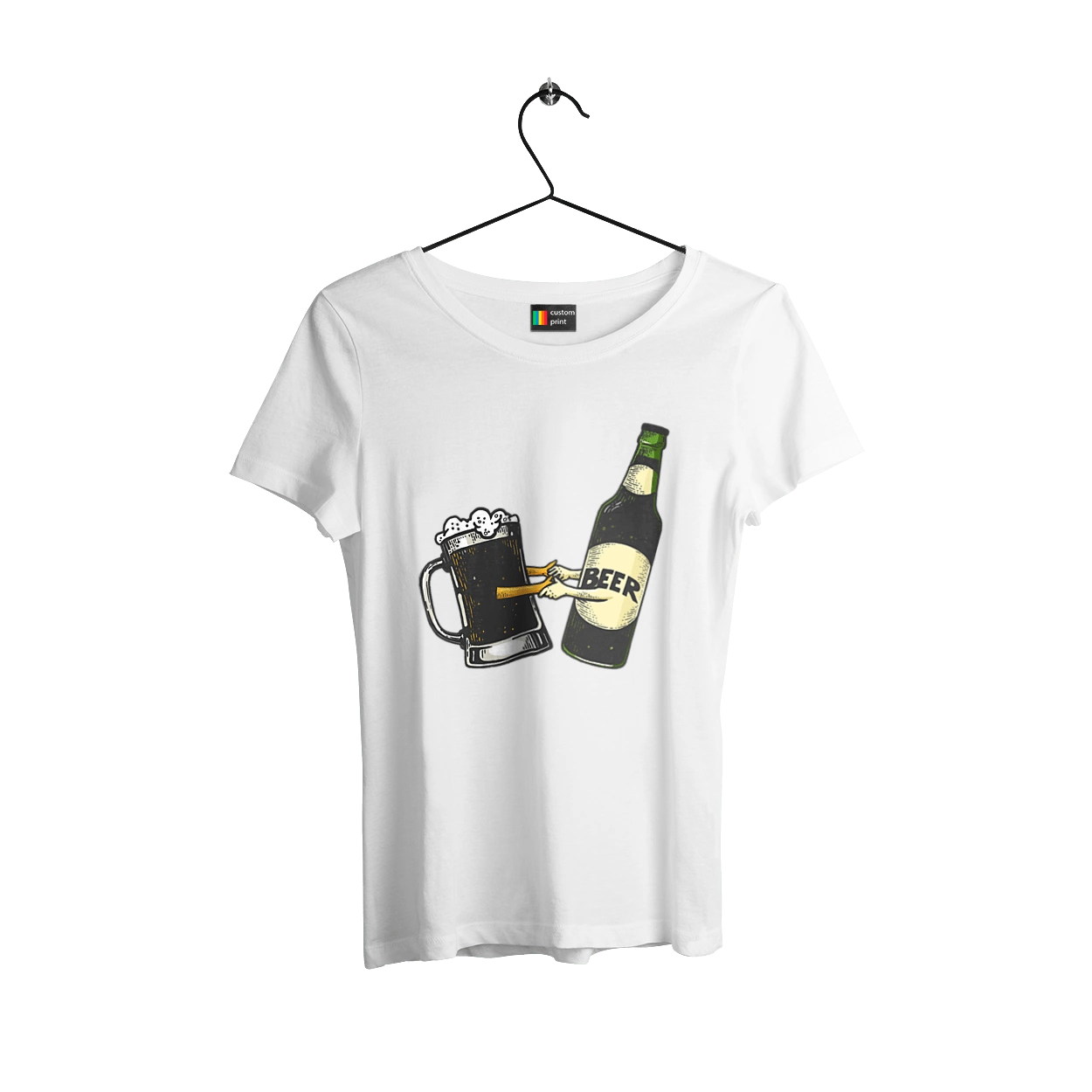 Bottle Of Beer With A Glass Of Beer