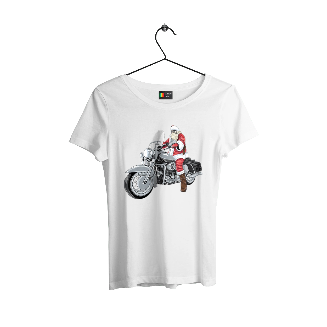 Santa On A Motorcycle