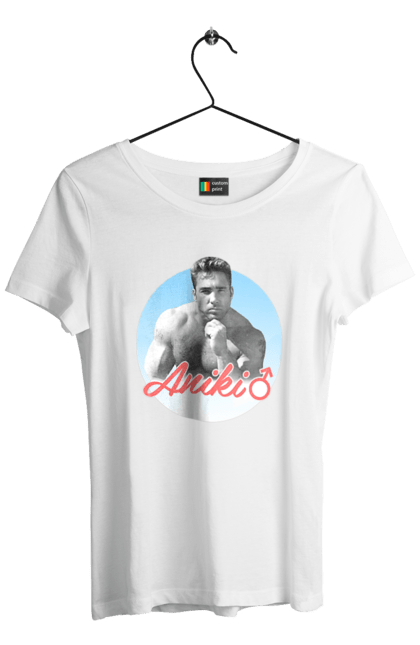 Футболка жіноча з принтом "Біллі Херрінгтон". Аніки, біллі, біллі херрінгтон, гачі, гачімучі, гумор, прикольна, херрінгтон. 2070702