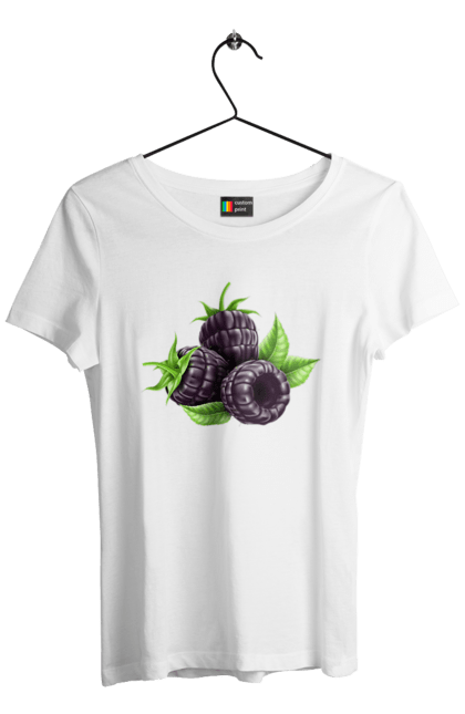 Women`s t-shirt with prints Blackberry. Berry, blackberry. 2070702