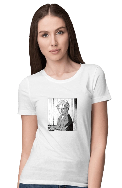 Men's t-shirt in white with 
