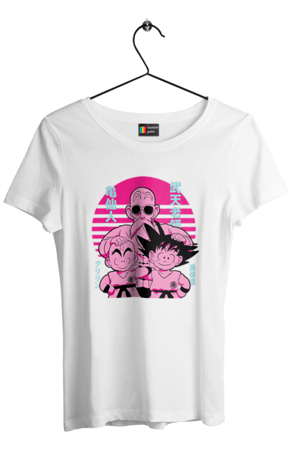 Women's t-shirt with prints Dragon Ball Maestro Roshi. Anime, dragon ball, manga, master roshi, muten roshi. CustomPrint.market