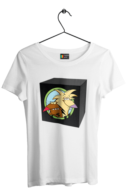 Women`s t-shirt with prints Black Box. Ammunition, beaver, black box, box, come back alive. 2070702