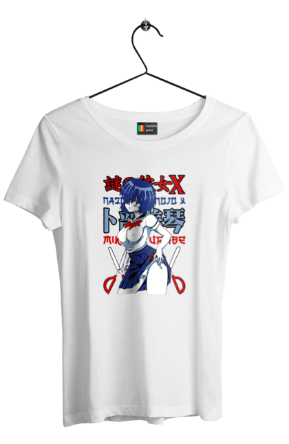 Women's t-shirt with prints Mysterious Girlfriend X Mikoto Urabe. Anime, comedy, manga, mikoto urabe, mysterious girl, mysterious girlfriend x, romance, school. 2070702