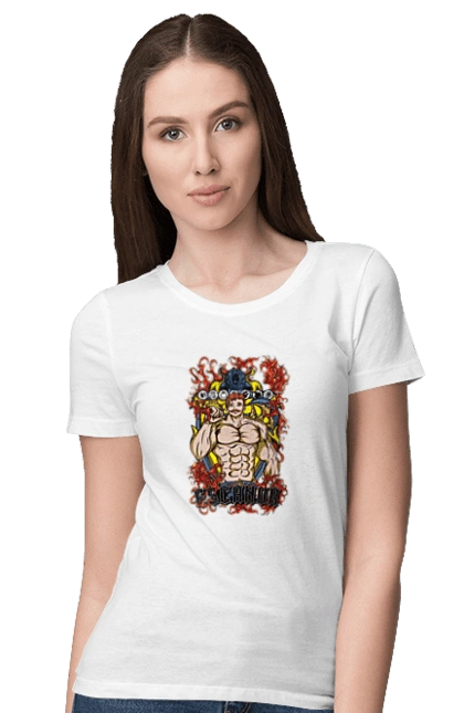 Women`s t-shirt with prints Seven Deadly Sins Escanor. Adventures, anime, comedy, escanor, fantasy, manga, seven deadly sins. 2070702