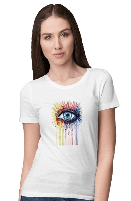 Colorful Flowing Eye
