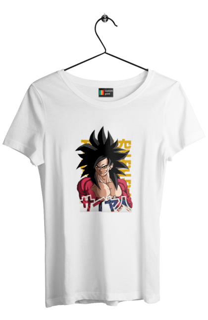 Футболка женская с принтом Жемчуг дракона Сон Гоку. Anime, dragon ball, manga, son goku, tv series, аниме, гоку, жемчуг дракона, манга, сон гоку. 2070702