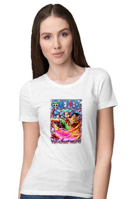 Women's t-shirt with prints One Piece Edward Newgate. Anime, edward newgate, manga, one piece, straw hat pirates, whitebeard. 2070702