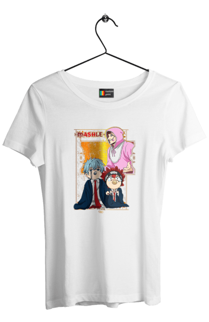 Women's t-shirt with prints Magic and Muscles. Adventure, anime, comedy, magic and muscles, manga. 2070702