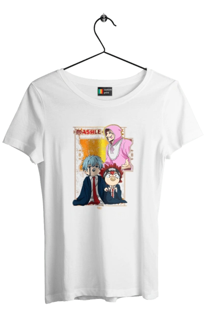 Women`s t-shirt with prints Magic and Muscles. Adventure, anime, comedy, magic and muscles, manga. 2070702