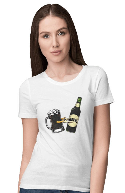 Bottle Of Beer With A Glass Of Beer