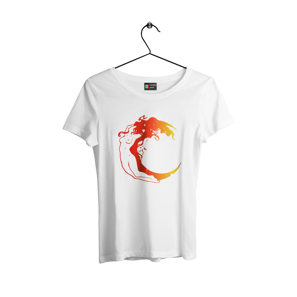 Дівчина місяць