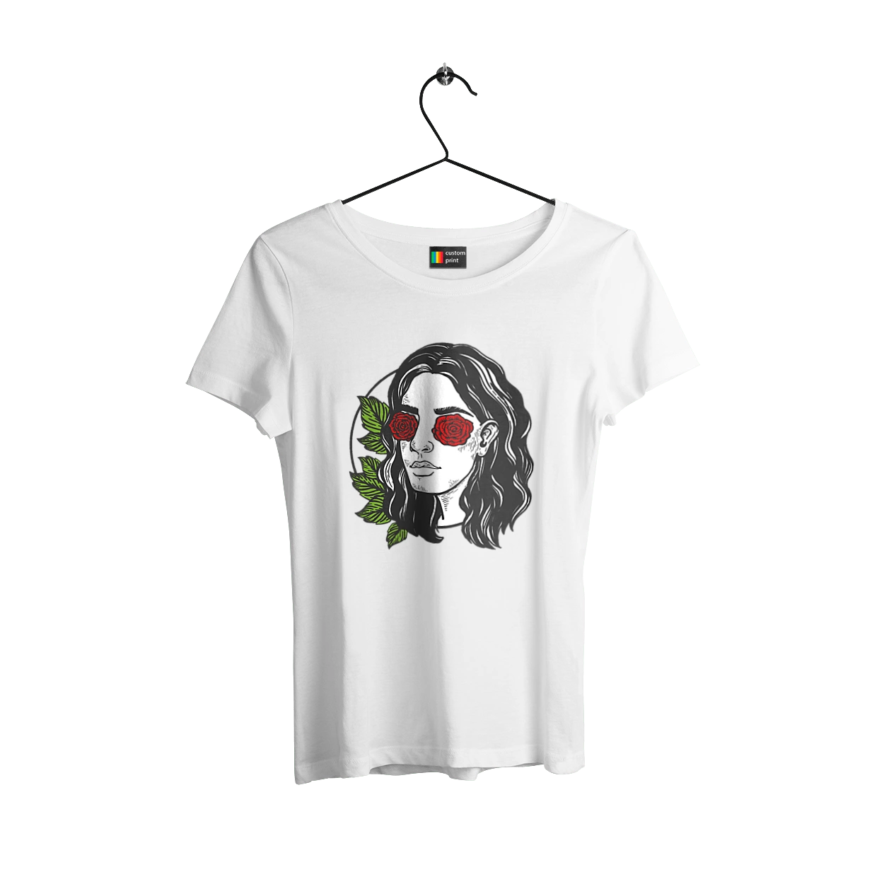 Дівчина З Трояндами На Очах