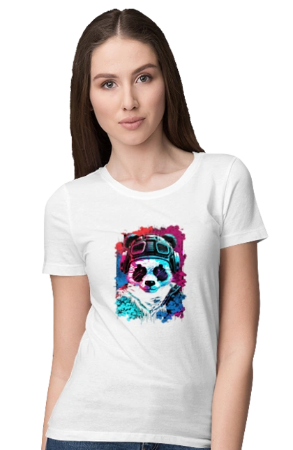 Панда в VR шлеме