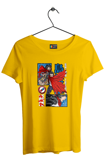 Women's t-shirt with prints Akira Tetsuo Shima. Akira, anime, cyberpunk, manga, tetsuo shima. 2070702