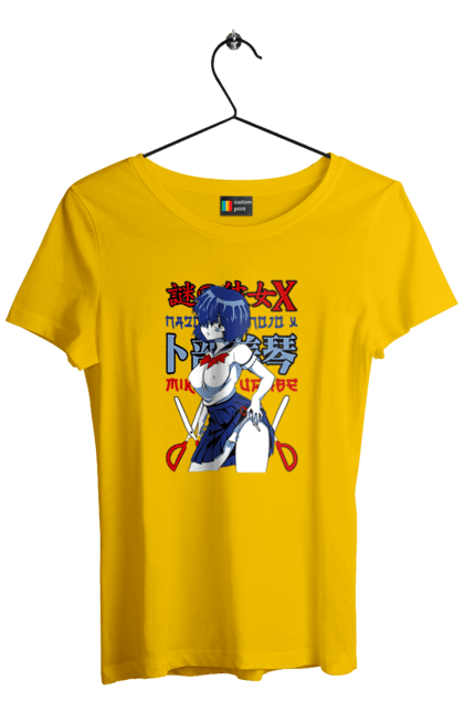 Women's t-shirt with prints Mysterious Girlfriend X Mikoto Urabe. Anime, comedy, manga, mikoto urabe, mysterious girl, mysterious girlfriend x, romance, school. 2070702