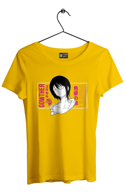 Women's t-shirt with prints Seven Deadly Sins Gowther. Adventures, anime, comedy, fantasy, gowther, manga, seven deadly sins. 2070702