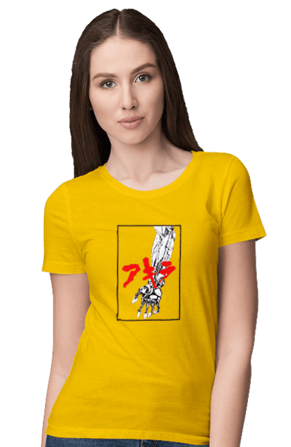 Women's t-shirt with prints Akira Tetsuo Shima. Akira, anime, cyberpunk, manga, tetsuo shima. 2070702