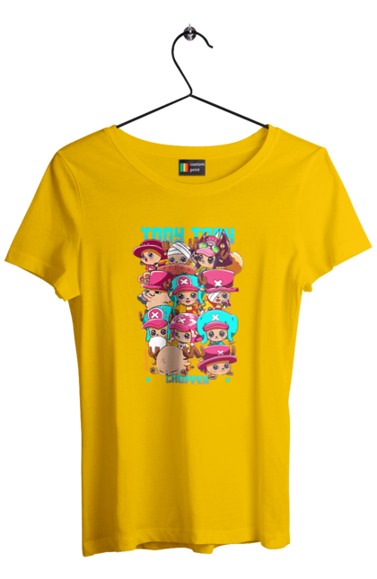 Women's t-shirt with prints One Piece Tony Tony Chopper. Adventures, anime, fantasy, light novel, manga, one piece, tony tony chopper, tv series. 2070702