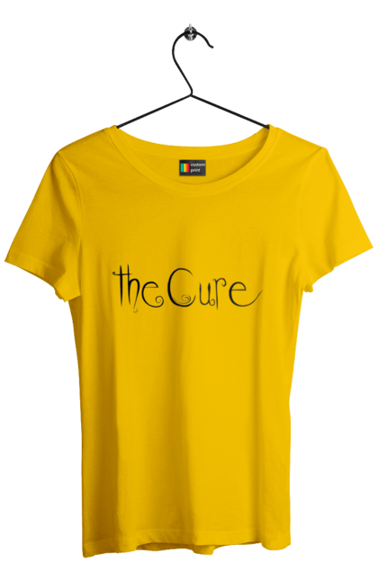 Футболка женская с принтом The Cure. Cure, kiss me, альтернативный рок, готик-рок, группа, дрим-поп, музыка, новая волна, постпанк, рок. 2070702