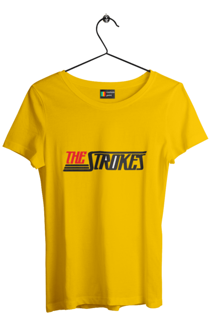 Футболка жіноча з принтом "The Strokes". Strokes, альтернативний рок, гаражний рок, група, інді, інді рок, музика, постпанк ривайвл, рок. 2070702