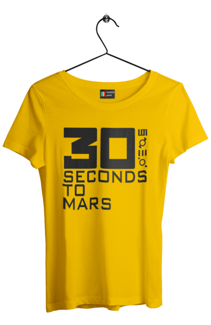 Футболка женская с принтом Thirty Seconds to Mars. 30 seconds, 30 секунд, thirty seconds, альтернативный рок, группа, музыка, рок, хард-рок. 2070702