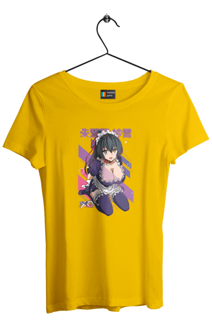 Women's t-shirt with prints Hensuki Sayuki Tokihara. Anime, comedy, harem, hensuki, romance, sayuki, sayuki tokihara, school. 2070702