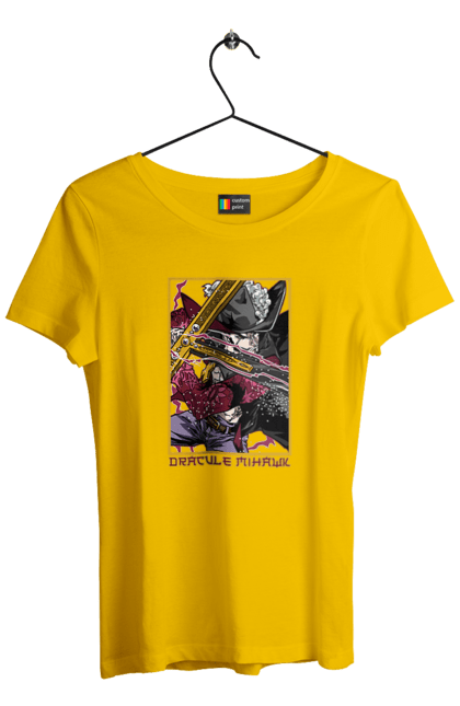 Women's t-shirt with prints One Piece Dracule Mihawk. Anime, dracule mihawk, manga, mihawk, one piece, straw hat pirates. 2070702