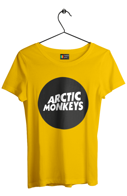 Футболка жіноча з принтом "Arctic Monkeys". Arctic monkeys, арктичні мавпи, гаражний рок, група, інді рок, музика, постпанк ривайвл, психоделічний рок, рок. 2070702