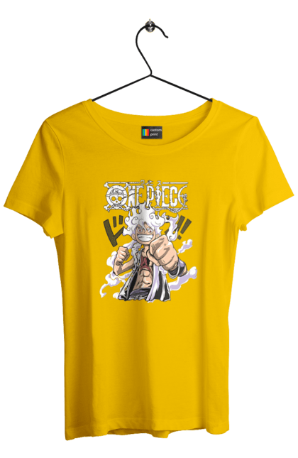 Women's t-shirt with prints One Piece Luffy. Anime, luffy, manga, monkey de luffy, one piece, pirates. 2070702