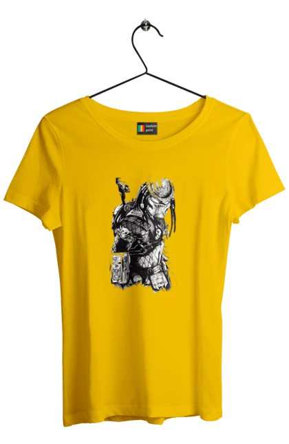 Women's t-shirt with prints The Predator. Alien, cinema, film, predator, thriller. 2070702