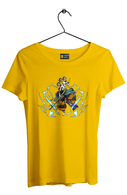 Women's t-shirt with prints One Piece Enel. Anime, enel, god, manga, one piece, straw hat pirates. 2070702