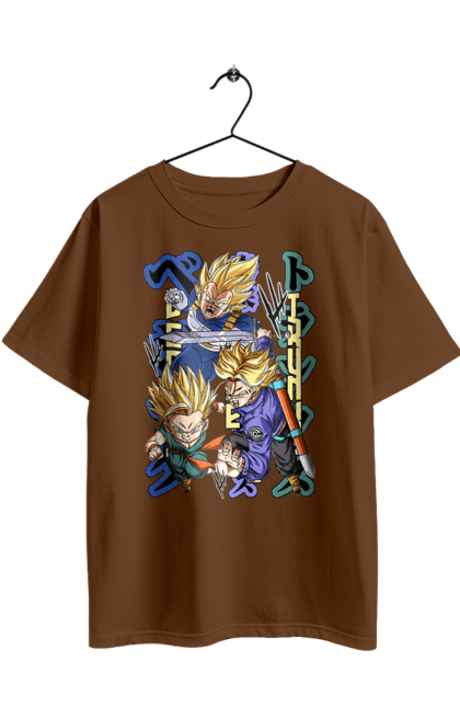 Футболка оверсайз з принтом "Перли дракона". Anime, dragon ball, goku, manga, vegeta, аніме, вегета, гоку, манга, перли дракона. 2070702