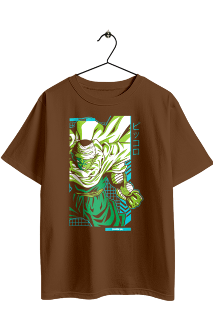 Oversized t-shirt with prints Dragon Ball Piccolo Daimao Jr. Anime, dragon ball, goku, manga, piccolo daimao jr, tv series, vegeta. 2070702
