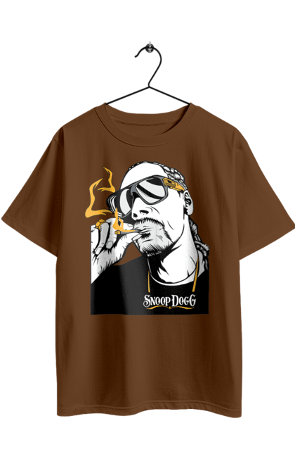 Футболка оверсайз з принтом "Снуп Доґґ". Snoop dogg, актор, музикант, продюсер, репер, снуп догг. 2070702