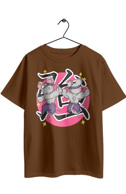 Футболка оверсайз с принтом Клинок Рассекающий Демонов Мыши Узуй Тенгена. Anime, demon slayer, kimetsu no yaiba, manga, аниме, истребитель демонов, мыши, мыши узуй тенгена, мышь. 2070702