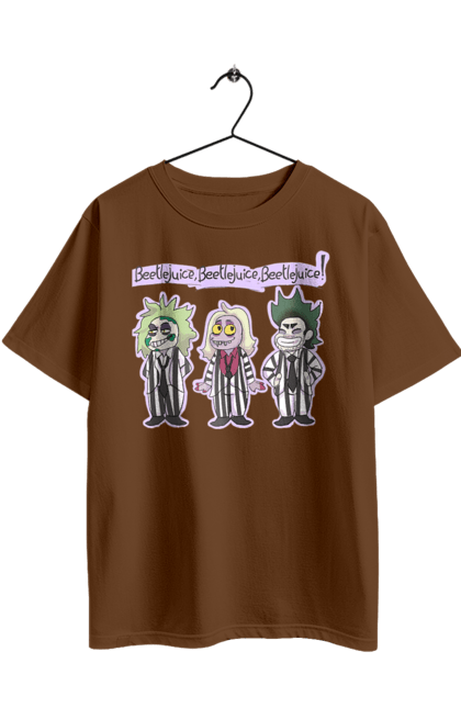 Oversized t-shirt with prints Beetlejuice. Beetlejuice, comedy, ghost, horror, movie, tim burton, warner bros. 2070702