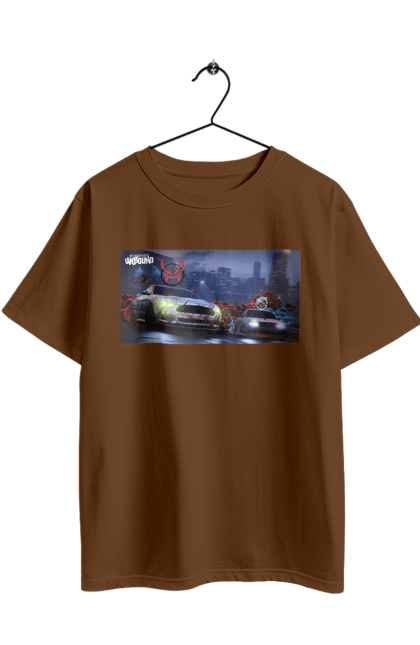 Футболка оверсайз з принтом "Need for Speed Unbound". Heat, need, need for speed, nfs, speed, unbound, нид, нфс, спид, фор. 2070702