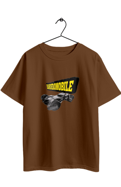 Футболка оверсайз з принтом "Бандеромобіль". Авто, авто бандери, автомобіль, бандеромобіль, бетмен, бетмобіль, військове авто, супер машина. 2070702