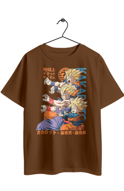 Футболка оверсайз з принтом "Перли дракона". Anime, dragon ball, goku, manga, vegeta, аніме, вегета, гоку, манга, перли дракона. 2070702