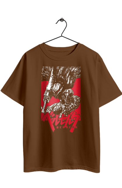 Oversized t-shirt with prints Berserk. Anime, berserk, griffith, guts, kentaro miura, manga. 2070702