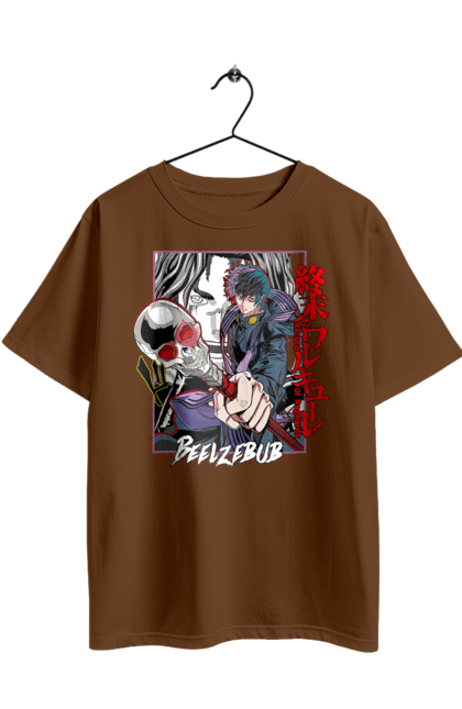 Футболка оверсайз з принтом "Повість про кінець світу Вельзевул". Anime, beelzebub, manga, record of ragnarok, аніме, вельзевул, комікс, манга. 2070702