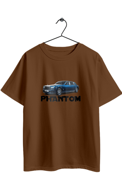 Футболка оверсайз з принтом "Ролс ройс". Авто, автомобіль, люкс клас, ролс ройс, седан, фантом. 2070702