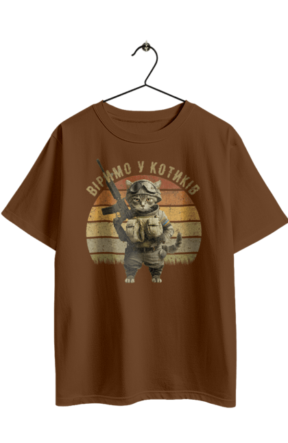 Oversized t-shirt with prints Trust In Kittens. Army, cats, kitty, soldier, ssu, trust in zsu, ukraine, war, warrior, whale. 2070702