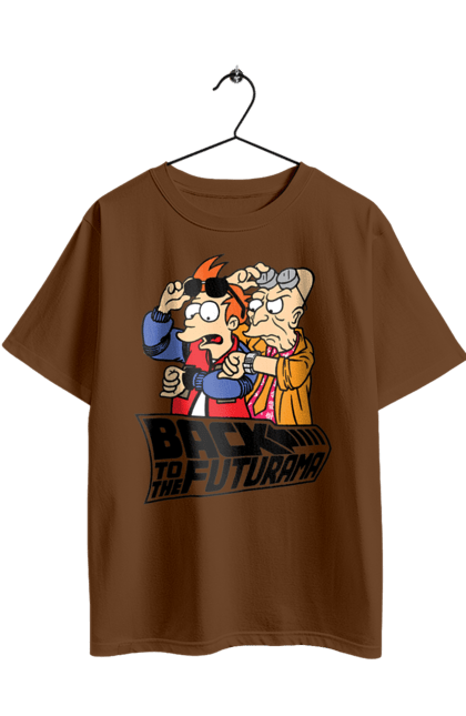 Футболка оверсайз з принтом "Футурама". Fry, futurama, hubert farnsworth, г юберт фарнсворт, комедія, мультсеріал, професор, сатира, фрай, футурама. 2070702