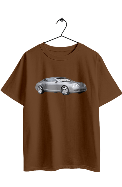 Футболка оверсайз з принтом "Авто". Авто, автомобиль, дорогий автомобіль, сірий автомобіль, стильний автомобіль. 2070702