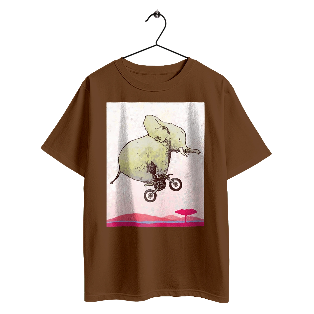 Elephant On A Motorcycle