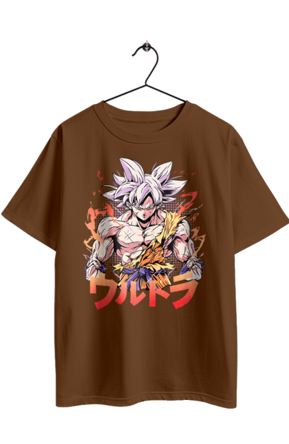 Футболка оверсайз з принтом "Перли дракона Сон Гоку". Dragon ball, manga, son goku, аніме, гоку, манга, перли дракона, сон гоку. 2070702