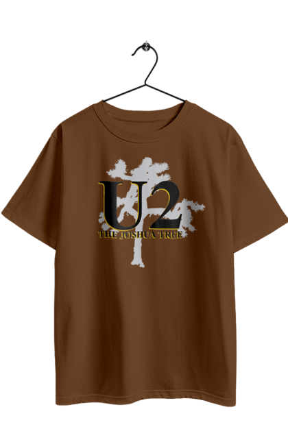 Футболка оверсайз з принтом "Група U2". Альтернативний рок, група, дэнс рок, музика, постпанк, рок, софт рок, тур, ю ту. 2070702